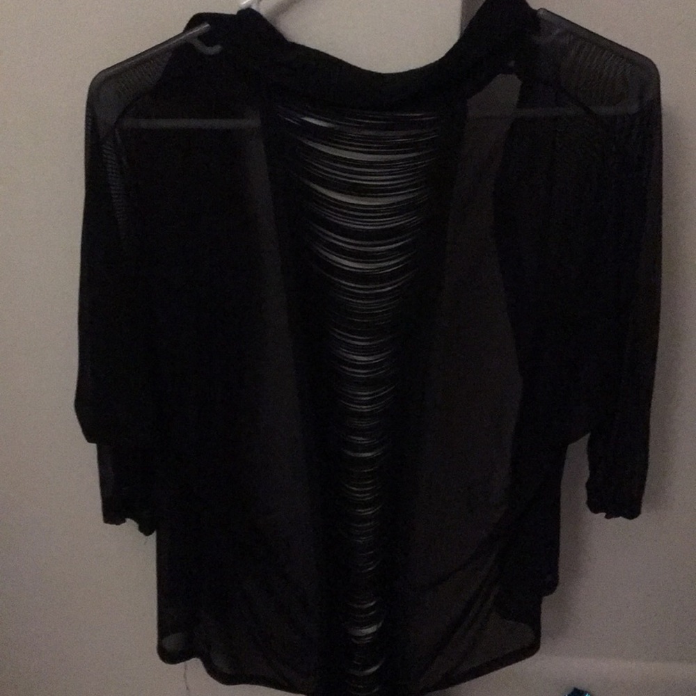 Wet seal black cardigan